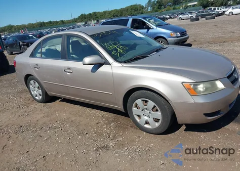 2007 Hyundai Sonata Gls из США, поврежденный, VIN 5NPET46C67H227437